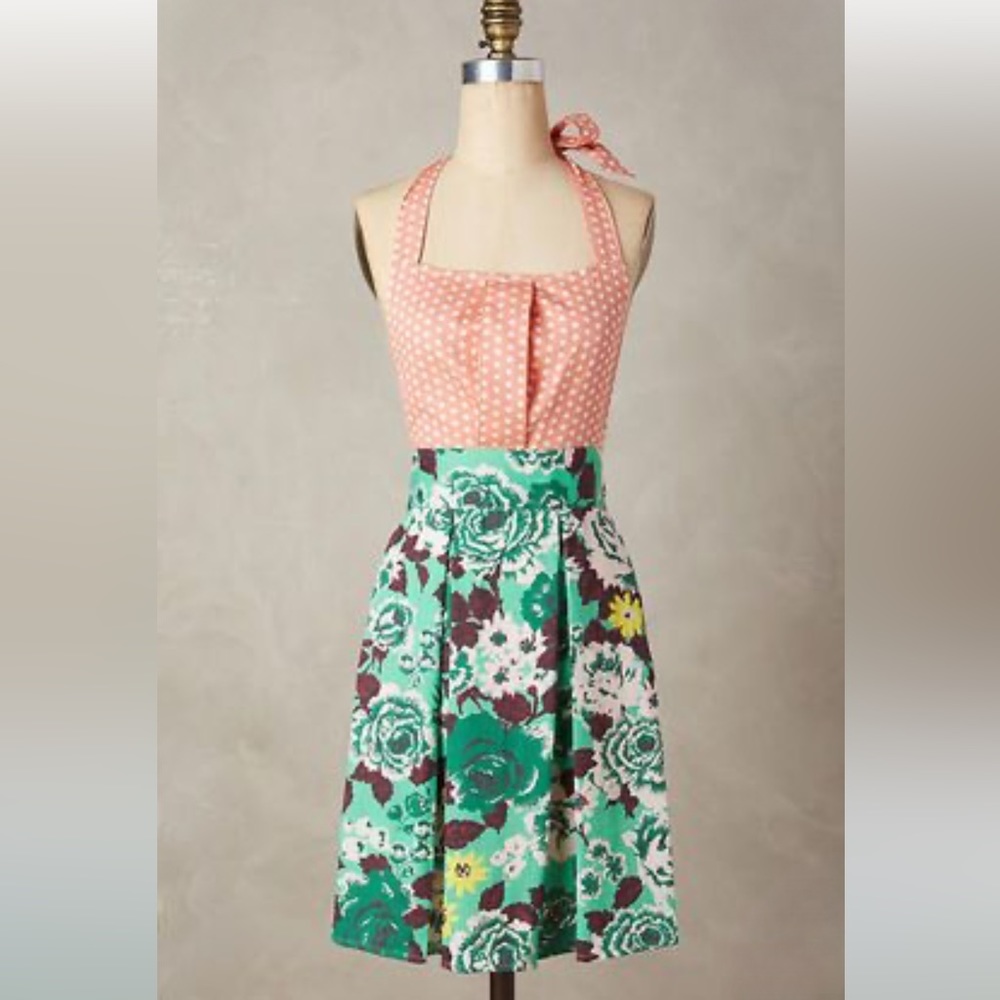 Anthropologie NWT Rare Printed Apron | Adult | 100% Cotton